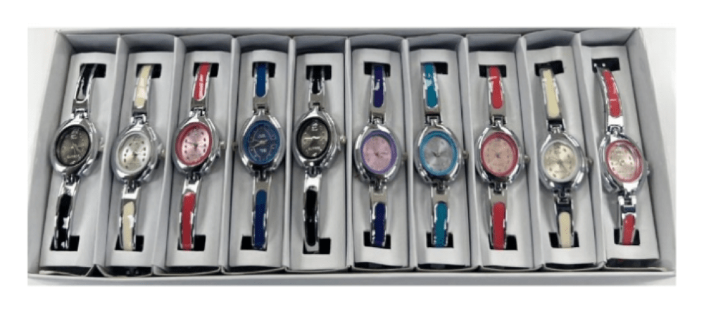 10pcs Set Women's Fashion Steel Band A07 Quartz Multi - Color Watch Bracelet (Copy) - Universal Jewelers & Watch Tools Inc.