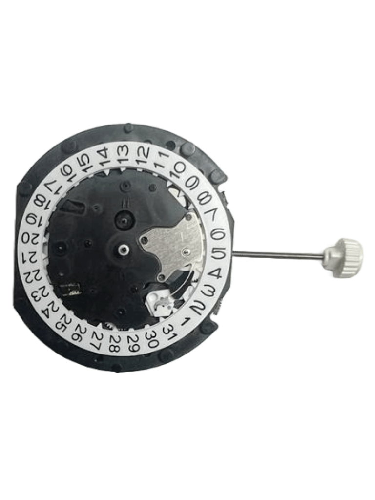 Sunon Chinese Multi Function Watch Movement PE90 - 02 3H and 3EYES Date At 4.30 Overall Height: 6.8mm - Universal Jewelers & Watch Tools Inc.