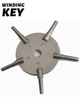 Pocket Watch Key for Winding & Setting 5 Prong with Odd Sizes 3 - 11 - Universal Jewelers & Watch Tools Inc.