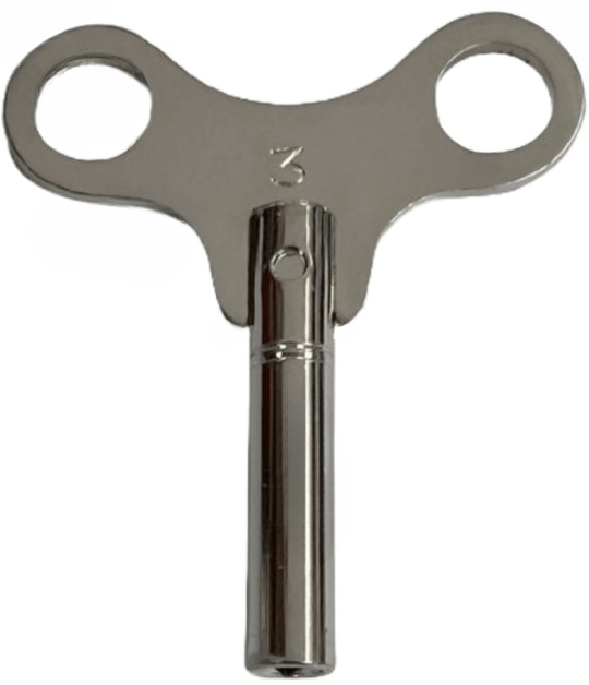 Brass Single End Clock Key 3, Jeweler Tools - Universal Jewelers & Watch Tools Inc.