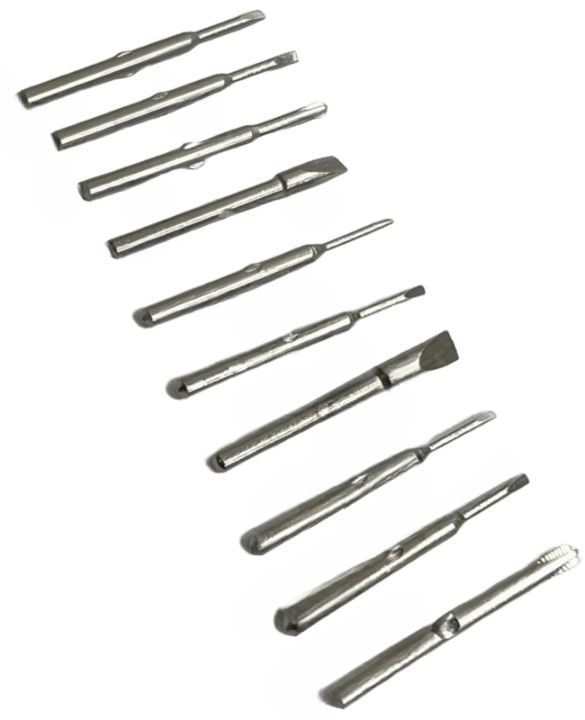 Screwdriver 10PCS Blades with Wooden Stand Watch Repair Tool Set - Universal Jewelers & Watch Tools Inc.