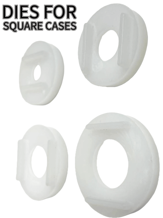 4PCS Watch Tool DIES for CASE & CRYSTAL PRESS Nylon For Square Cases - Universal Jewelers & Watch Tools Inc.