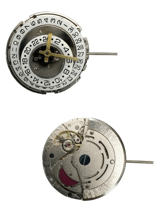 Automatic Chinese Watch Movement 8209 - WHITE 3Hands Date at 3.00 Overall Height 8.0mm - Universal Jewelers & Watch Tools Inc.