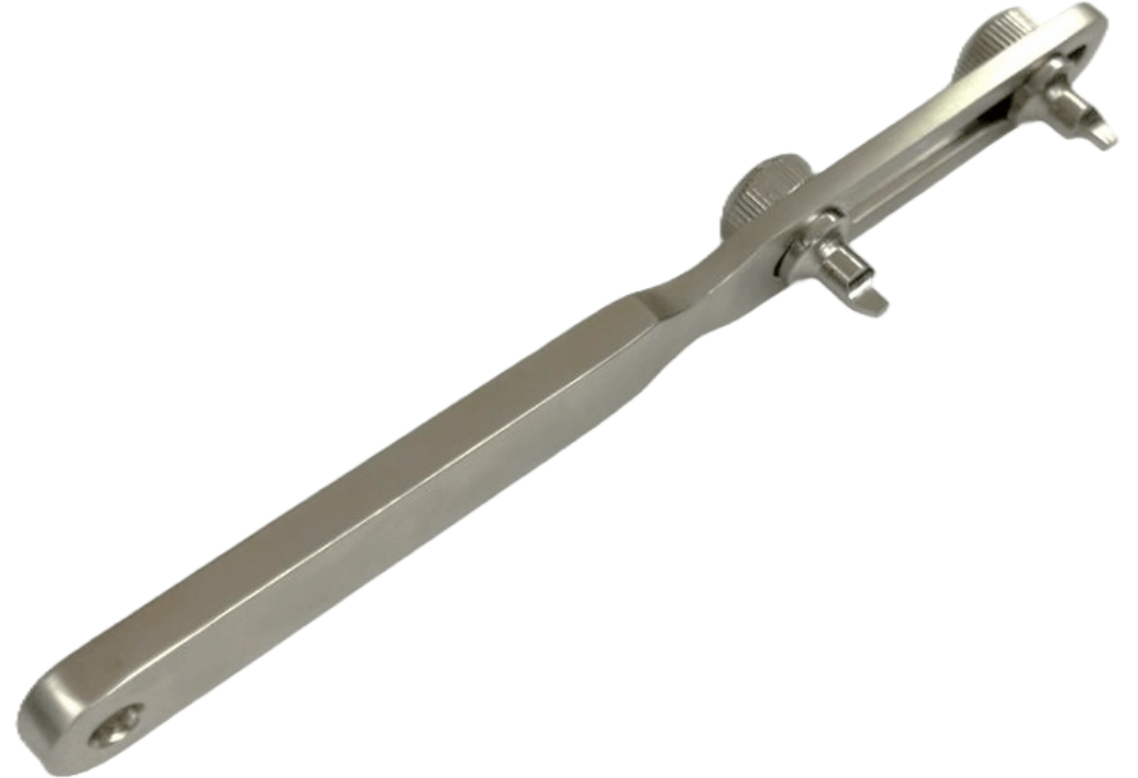 7" Adjustable Steel Watch Back Opener Wrench Tool, Watch Repair Tool - Universal Jewelers & Watch Tools Inc.