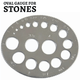 Oval Gauge for Round Stones: Pocket - Sized Accuracy, Jewelers Tool - Universal Jewelers & Watch Tools Inc.