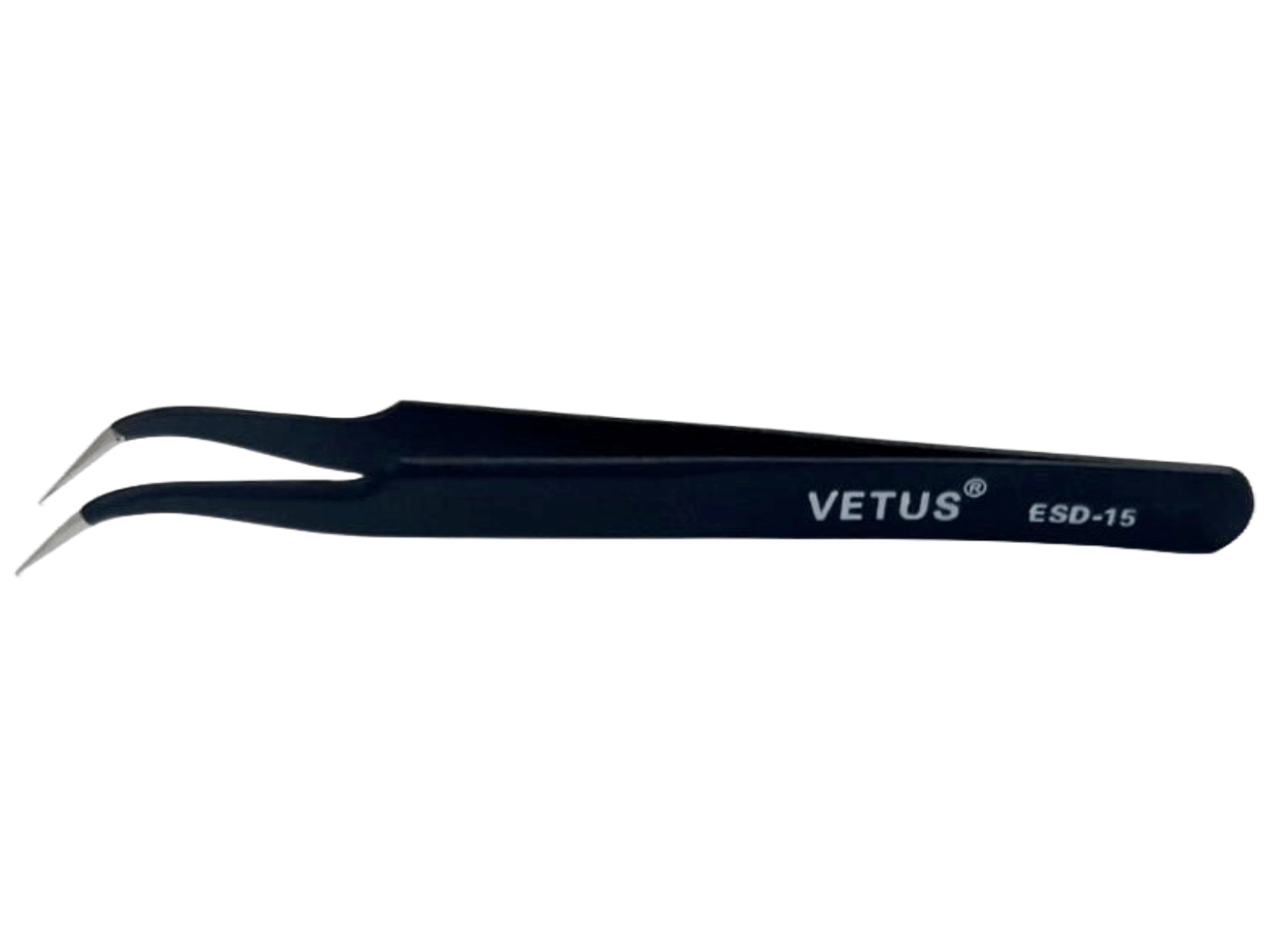 Stainless Steel Tweezer 4 1/2 Inch with Curved Tips - Universal Jewelers & Watch Tools Inc.