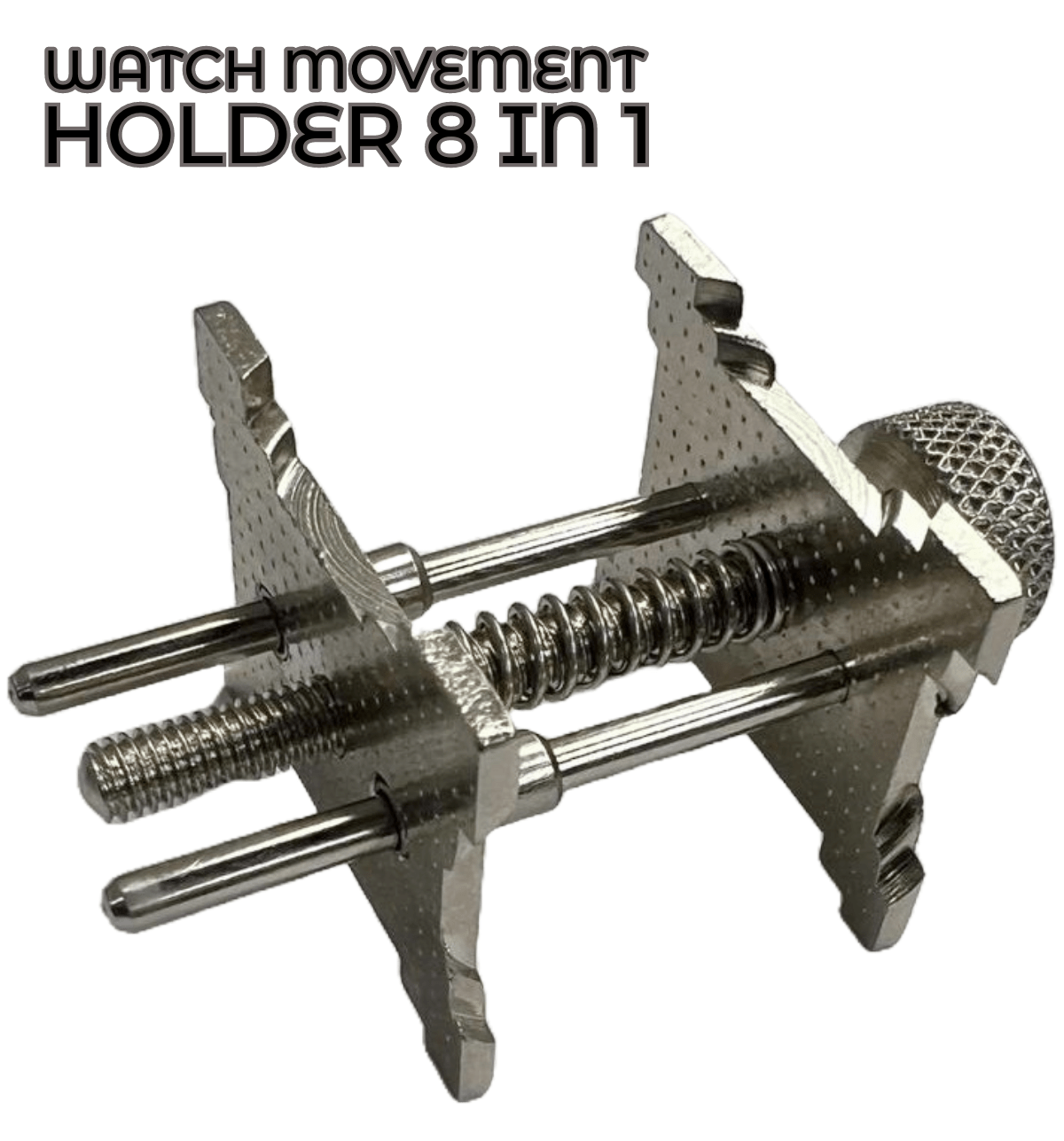 8 in 1 Watch Movement Holder Clamp Tool, Repair Watchmakers - Universal Jewelers & Watch Tools Inc.