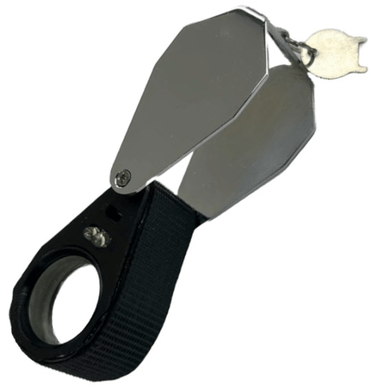 Eye Loupe 20X Triplet (21MM) with Light Folding Type Magnifying Glass Eyeglass - Universal Jewelers & Watch Tools Inc.