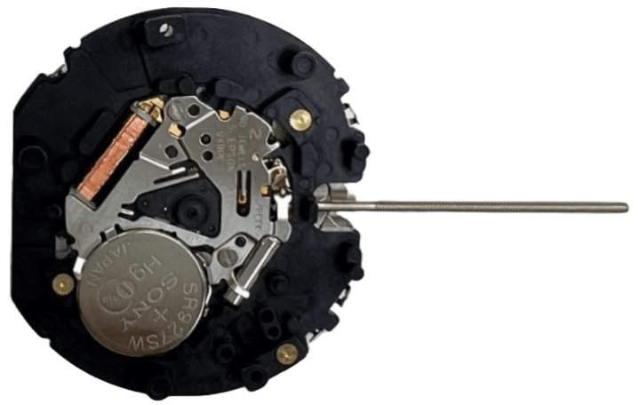 Hattori VX9PE 3H 2 EYES Seiko Quartz Watch Movement Overall Height 6.1mm - Universal Jewelers & Watch Tools Inc.