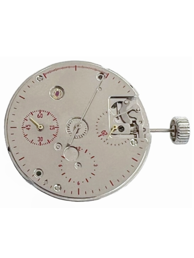 Chinese Manual Winding Mechanical Chronograph Watch Movement ST1901 Overall Height 8.2mm