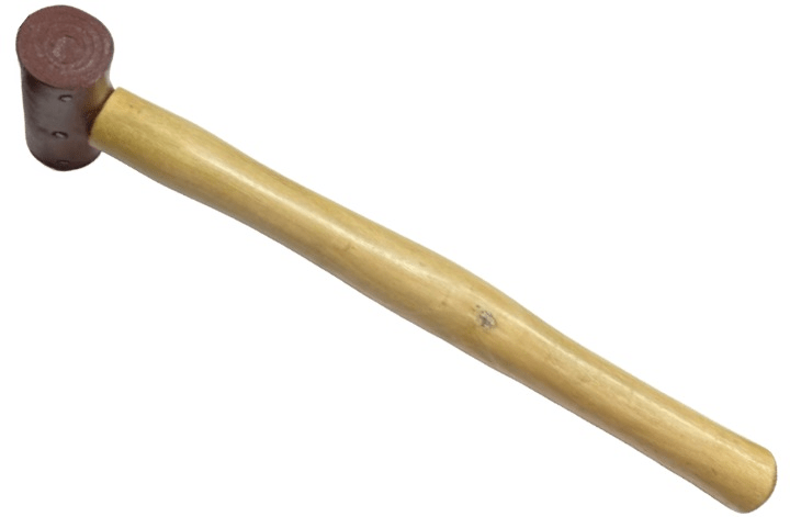 Rawhide Mallets for JEWELRY MAKING 1.0" inch FACE 3.0oz Hammer Hobby Craft Leatherwork - Universal Jewelers & Watch Tools Inc.