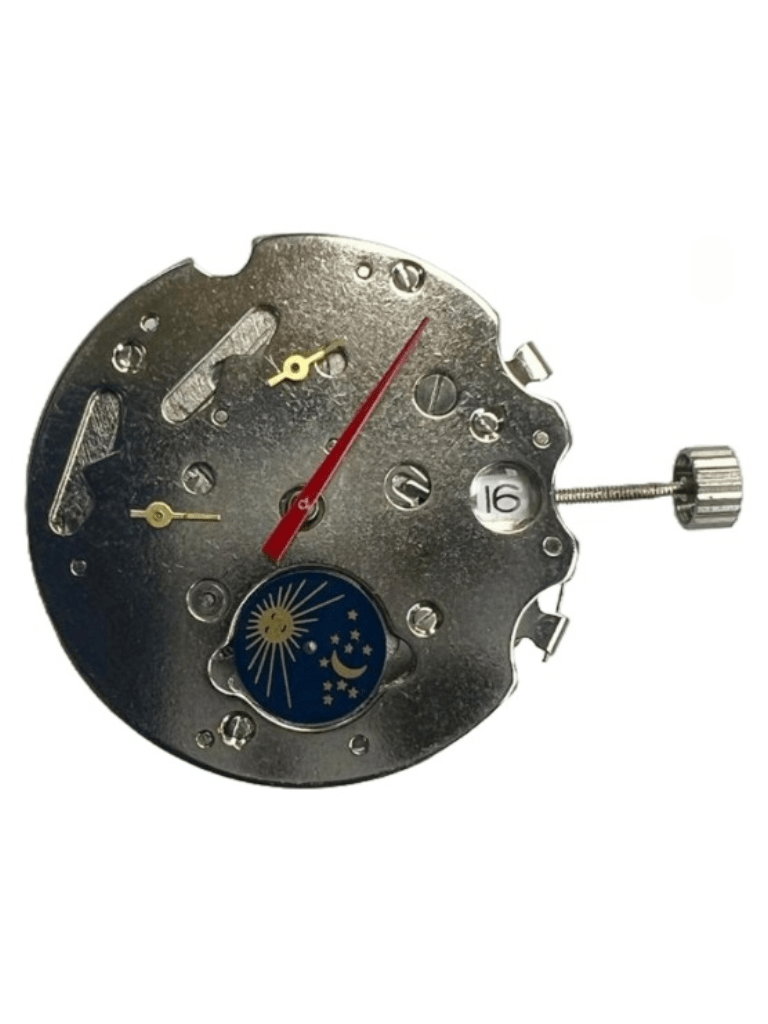 Chinese Watch Movement Automatic TY2867 Date at 3:00, 3EYES, Sun & Moon Overall Height 8.6mm - Universal Jewelers & Watch Tools Inc.