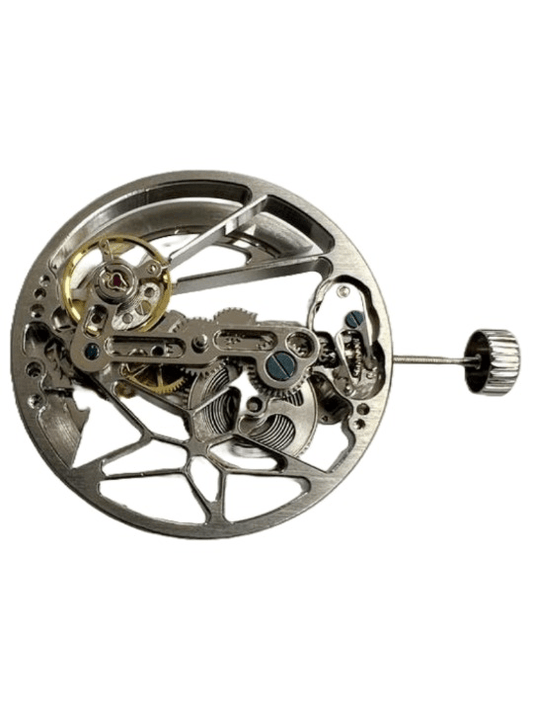 Skeleton Automatic Watch Movement LG0811, 2Hands Overall Height 8.2mm - Universal Jewelers & Watch Tools Inc.