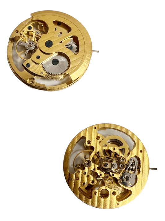 Automatic Skeleton Chinese Watch Movement G3202Z 3Hands Overall Height 7.5mm - Universal Jewelers & Watch Tools Inc.