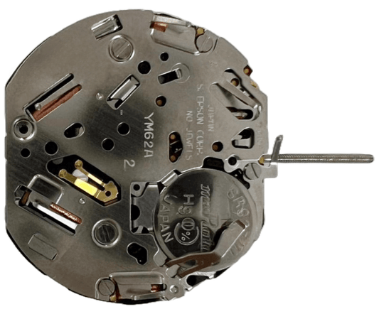 Hattori YM62 3H With DT3 Seiko Quartz Watch Overall Height: 5.8mm - Universal Jewelers & Watch Tools Inc.