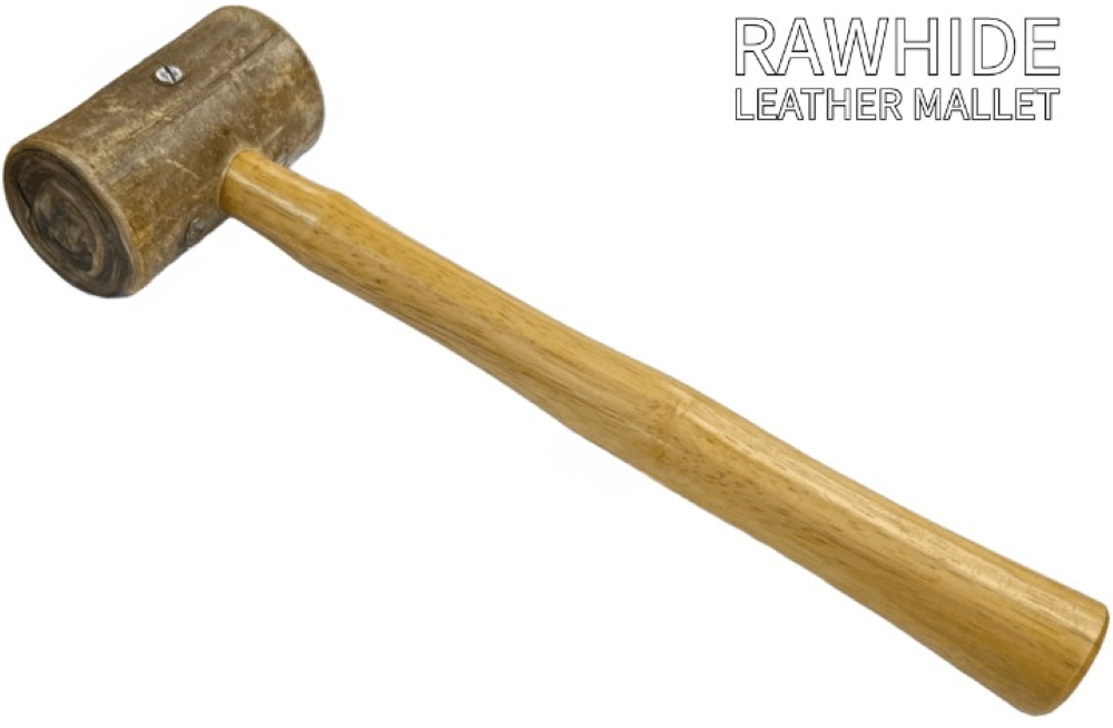 Rawhide Mallets for JEWELRY MAKING 1.9" inch FACE 9.0oz Hobby Craft Leatherwork - Universal Jewelers & Watch Tools Inc.