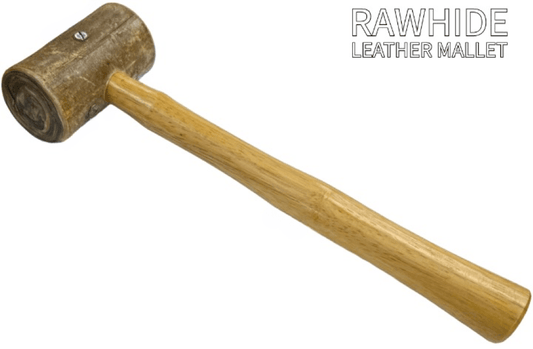 Rawhide Mallets for JEWELRY MAKING 1.9" inch FACE 9.0oz Hobby Craft Leatherwork - Universal Jewelers & Watch Tools Inc.