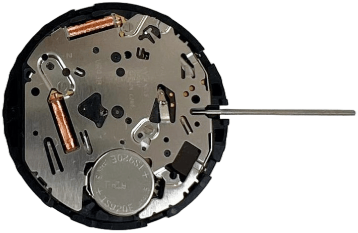 Hattori VR43 SOLAR 3H 3EYES 6,9,12 DT:3 Seiko Quartz Watch Overall Height: 6.9mm - Universal Jewelers & Watch Tools Inc.
