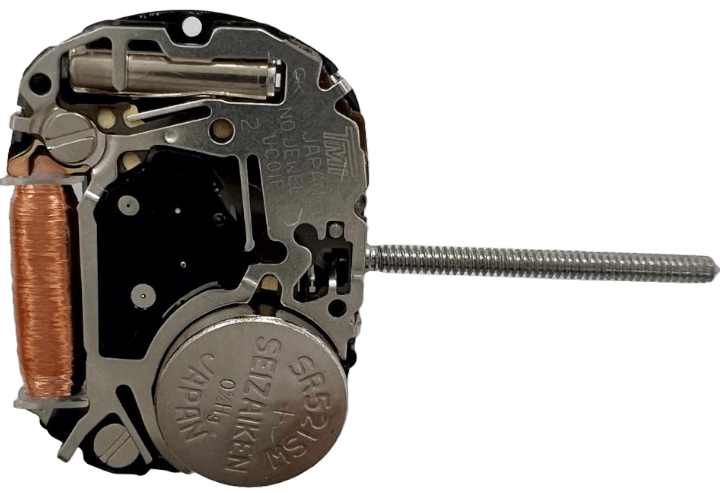 Hattori VC01 3H Seiko Quartz Watch Overall Height: 3.9mm - Universal Jewelers & Watch Tools Inc.