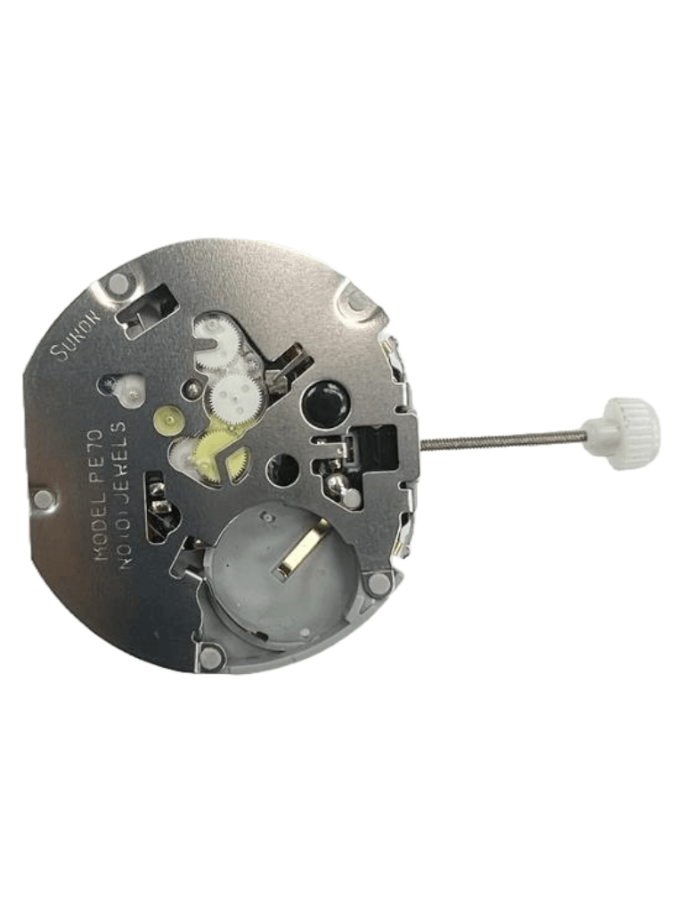 Sunon Multi Function Chinese Watch Movement PE - 702 3H & 3Eye Date at 4:30 Height: 6.8mm - Universal Jewelers & Watch Tools Inc.