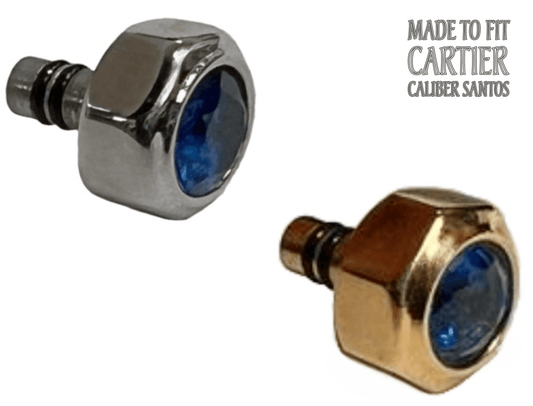 Brand Watch Crown Size 6.3mm & 6.8mm Made to Fit Cartier Caliber Santos - Universal Jewelers & Watch Tools Inc.