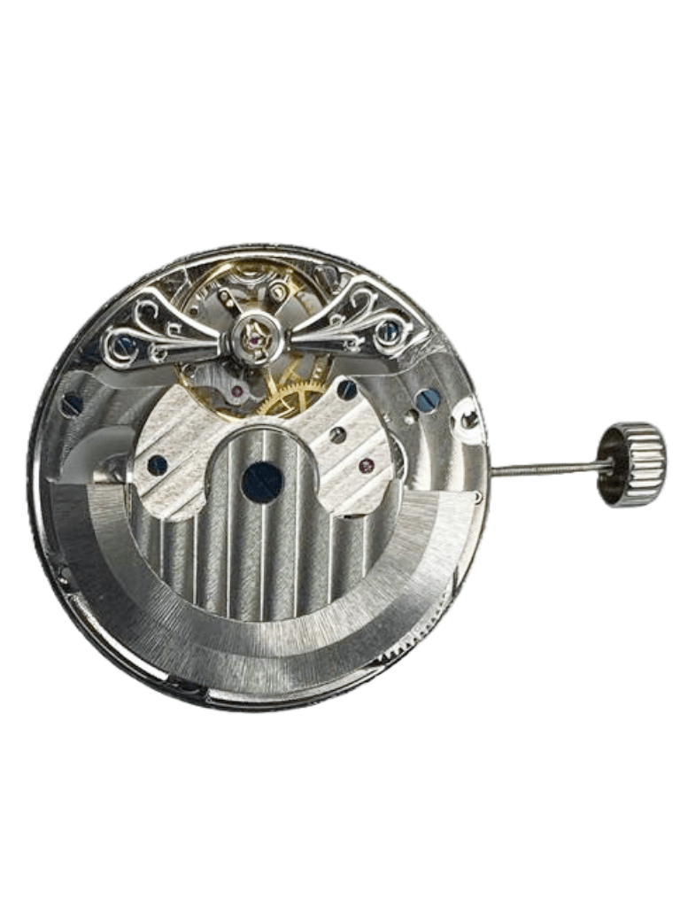 Chinese Automatic Double Barrels Watch Movement Z - 2031 2H at center Overall Height 8.7mm - Universal Jewelers & Watch Tools Inc.