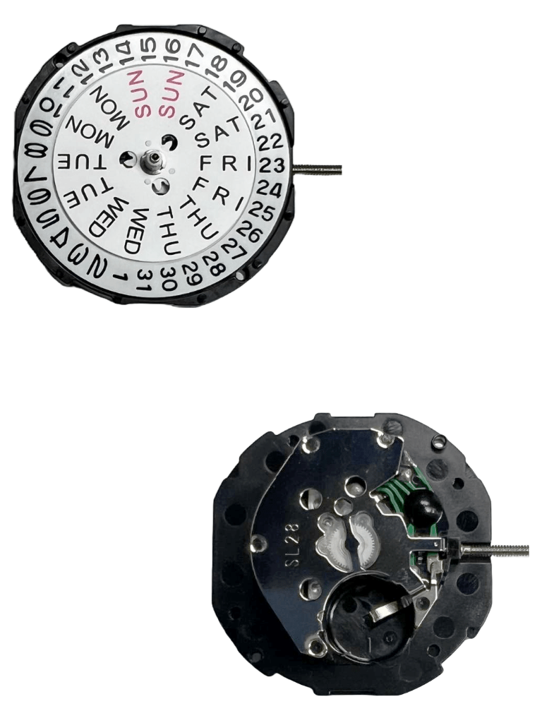 Chinese Quartz SUNON SL28DD - 3H Watch Movement Overall Height 6.0mm - Universal Jewelers & Watch Tools Inc.