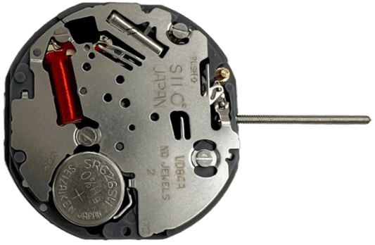 Hattori VD84 Chronograph 2H 4 Eyes Seiko Quartz Watch Overall Height: 5.0mm - Universal Jewelers & Watch Tools Inc.