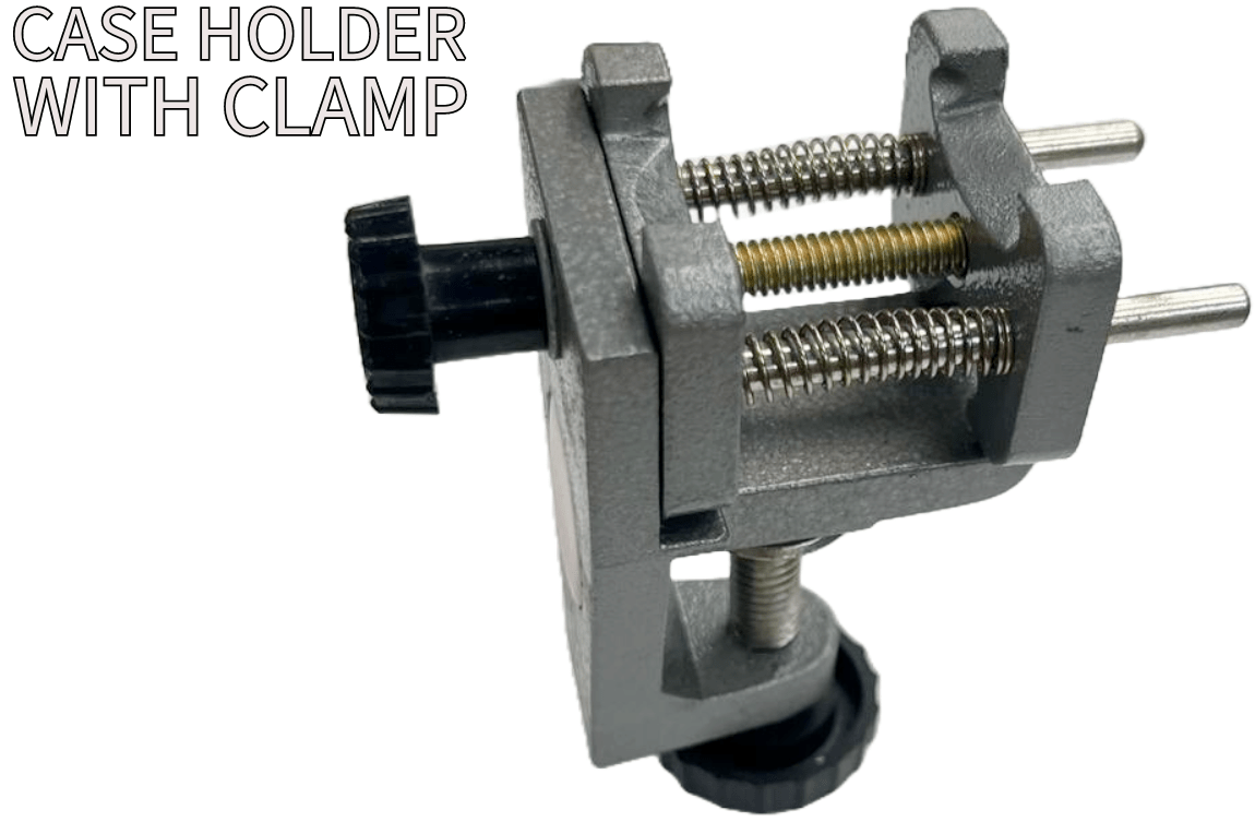 Watch Case Holder (Vise) with Bench Clamp for open Screw Backs Watch Tool - Universal Jewelers & Watch Tools Inc.