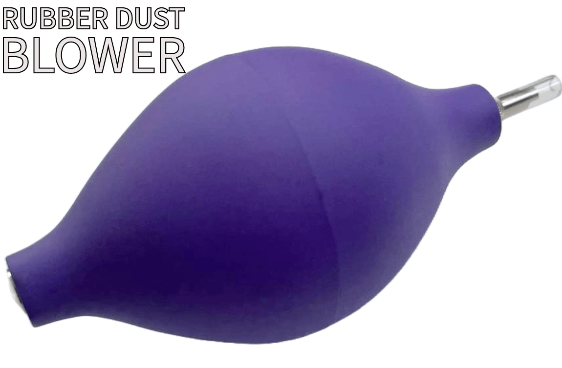 Rubber Purple Dust Blower with Silver Nozzle - Universal Jewelers & Watch Tools Inc.