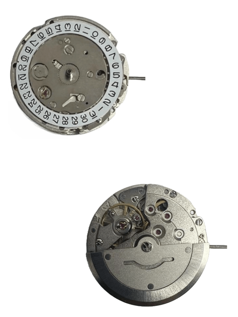 Automatic Watch Movement DG2813 3Hands, Date at 3:00 Overall Height 7.6mm - Universal Jewelers & Watch Tools Inc.