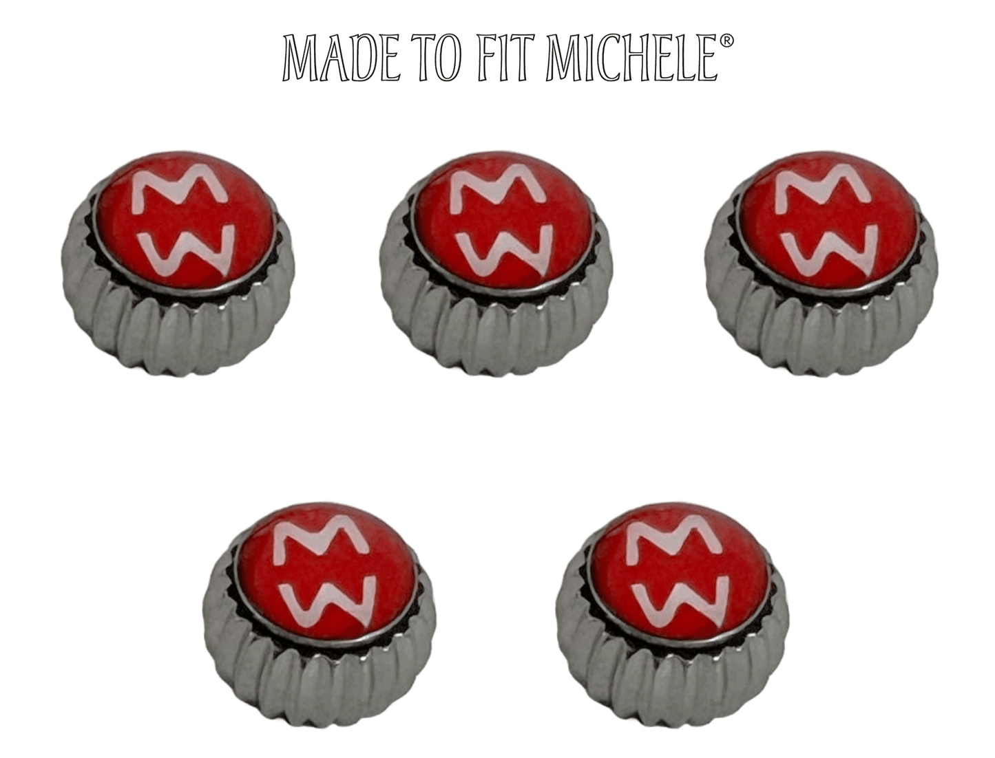Lot of 5pcs High Quality Replicate Brand Watch Crown Size 5.3mm Made to Fit Michele® - Universal Jewelers & Watch Tools Inc.