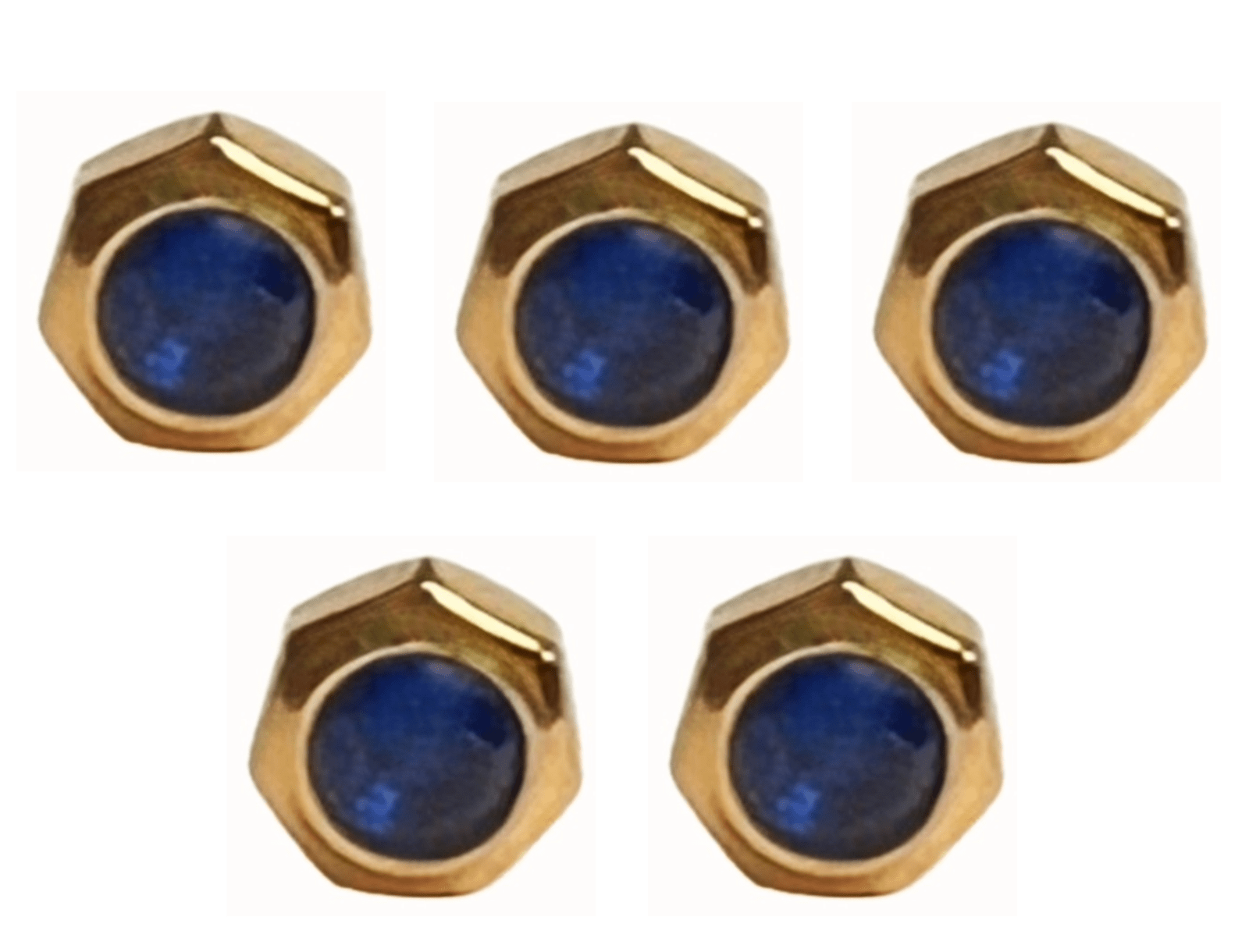 Lot of 5PCS High Quality Watch Crowns Size 6.3mm & 6.8mm Made to Fit Cartier Caliber Santos - Universal Jewelers & Watch Tools Inc.