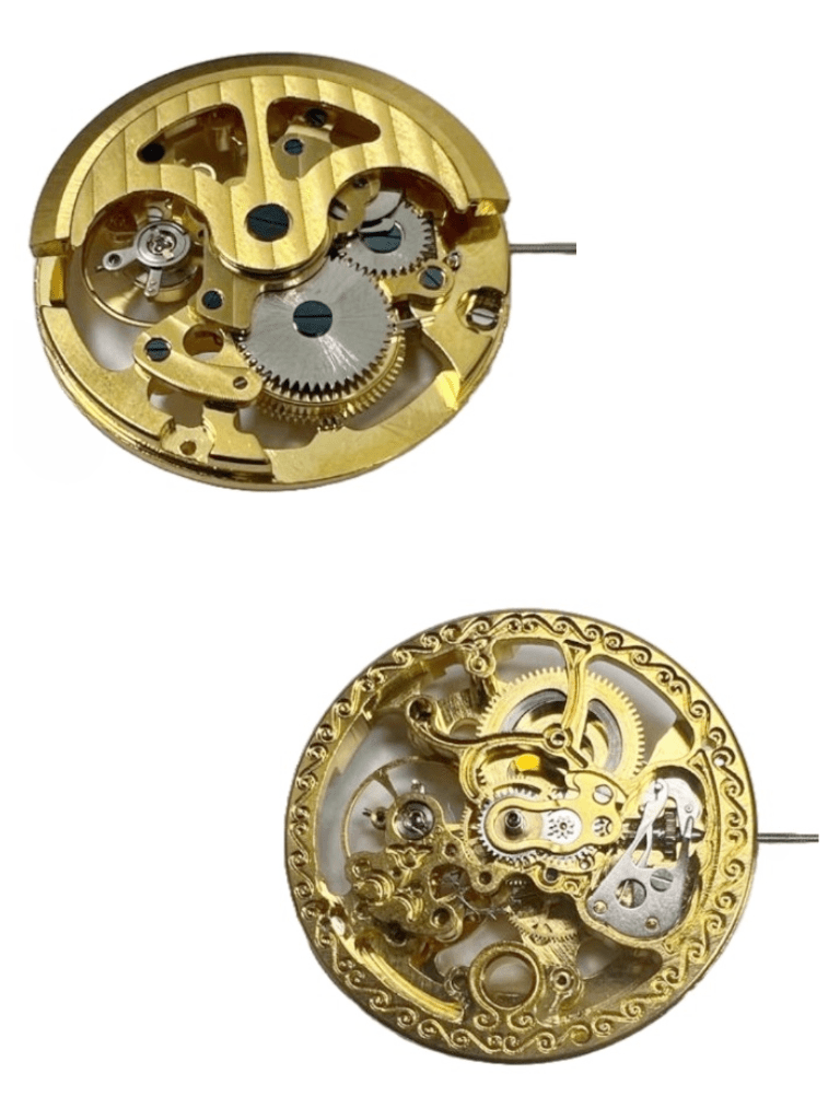 Automatic Skeleton Chinese Watch Movement G3212 3Hands Overall Height 7.6mm - Universal Jewelers & Watch Tools Inc.