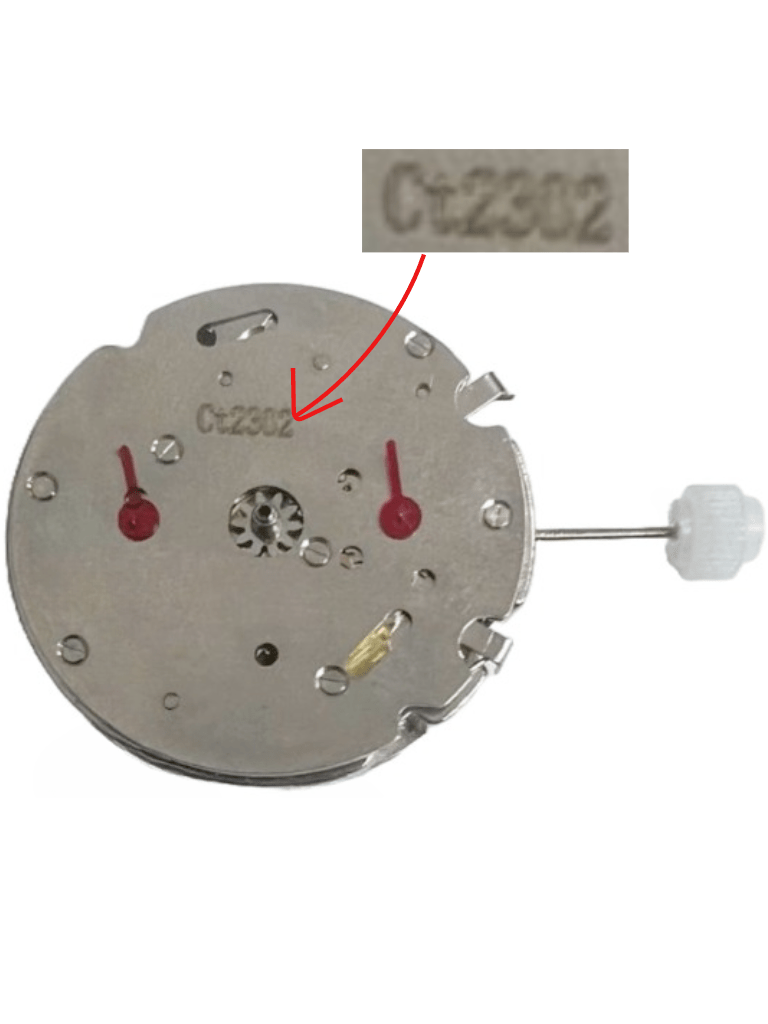 Chinese Automatic Multifunction Chrono Watch Movement CT2302, 3 Hands Overall Height 8.8mm - Universal Jewelers & Watch Tools Inc.