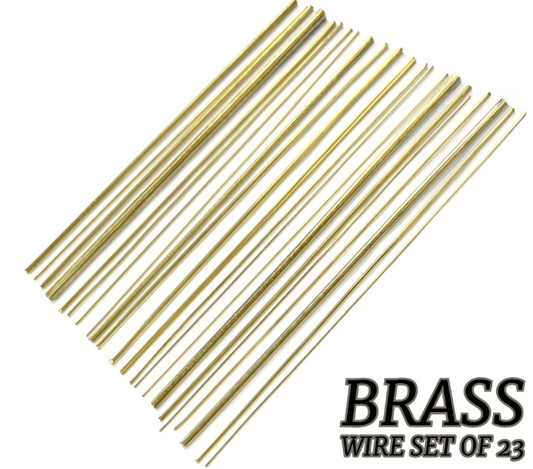Watch Repair 23x Wire Assorted Brass for Clocks diameters 0.70 to 4.00mm - Universal Jewelers & Watch Tools Inc.