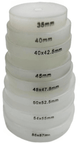 8PCS Watch Tool DIES for CASE & CRYSTAL PRESS 35 - 57.5mm Nylon, Watch Repairs - Universal Jewelers & Watch Tools Inc.