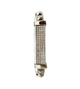 Elegant Silver - Tone Crystal Pave Bracelet with Buckle Clasp – 93.6mm Diameter - Universal Jewelers & Watch Tools Inc.