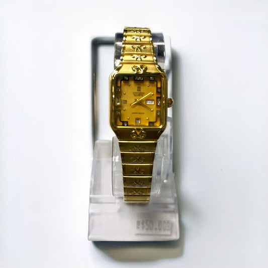 VINTAGE CITIZEN'S WOMENS WATCH GOLD FINISH ELEGANT QUARTZ WATCH - Universal Jewelers & Watch Tools Inc.