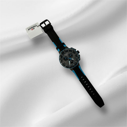 Tissot T - Race Cycling Chronograph T111.417.37.441.05 Men's Swiss Quartz Watch with Silicone Strap - Universal Jewelers & Watch Tools Inc.