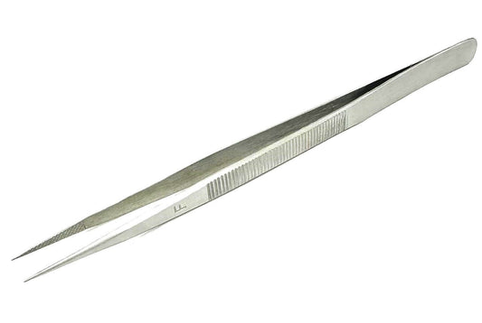 Fine Tip Stainless Steel Tweezers for Watch & Jewelry Repair – Precision Tool 6.5" - Universal Jewelers & Watch Tools Inc.