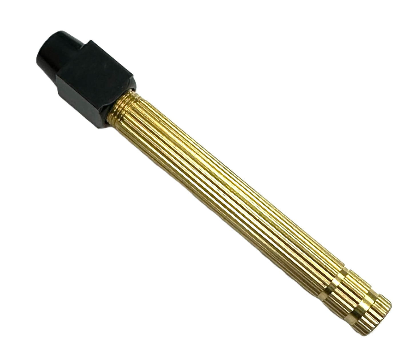 Single End Pin Vise – Brass Handle with Black Nut for Watch & Jewelry Repair - Universal Jewelers & Watch Tools Inc.