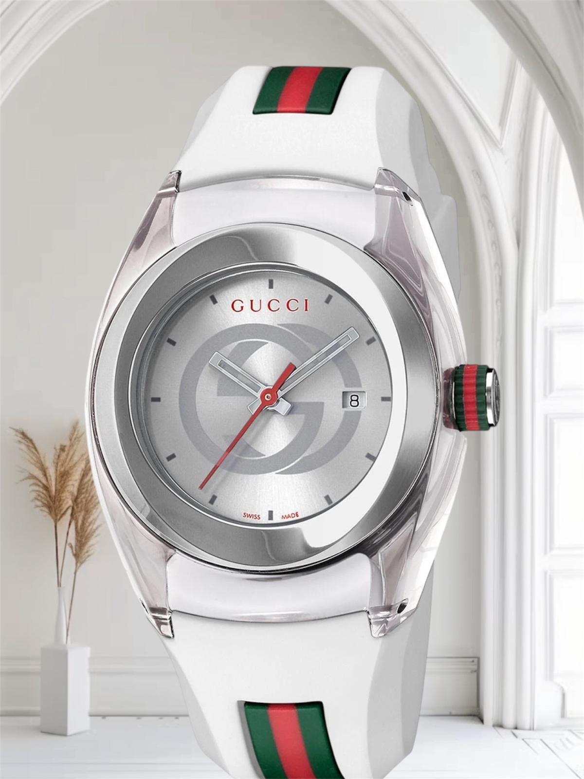 GUCCI SYNC YA137103 Men's Watch – White Dial, Quartz Movement with Original Box - Universal Jewelers & Watch Tools Inc.