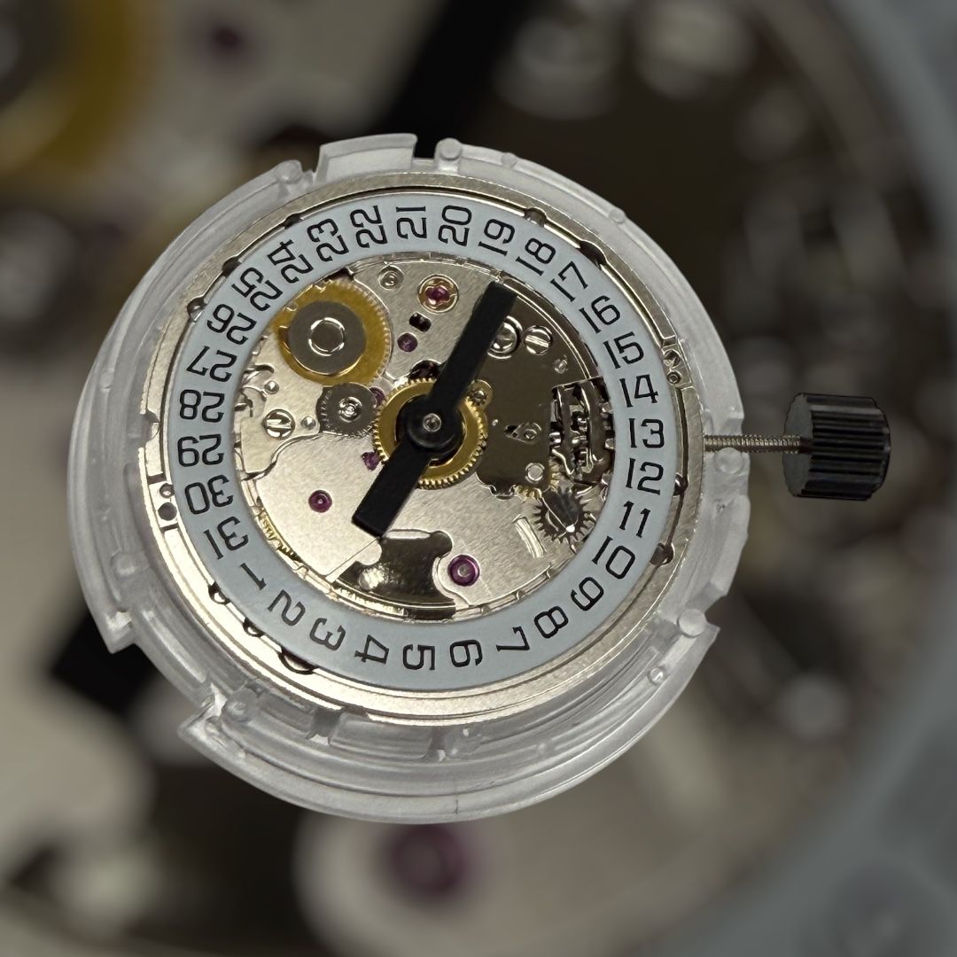 2892 Chinese Automatic Watch Movement – 2-Hand, Chromed Mechanical Movement