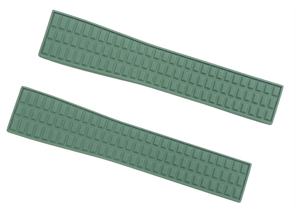 High Quality Rubber Watch Strap Green Color fit to PATEK PHILLIPE Aquanaut 19x16mm - Universal Jewelers & Watch Tools Inc.