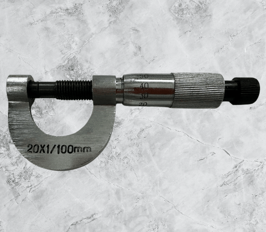 Micrometer Caliper Gauge 20 x 1/100mm – Precision Measuring Tool for Machinists & Jewelers - Universal Jewelers & Watch Tools Inc.