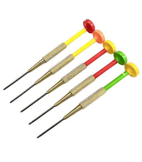 Multi - Color Phillips Watch Screwdrivers – Precision Tools with Golden Grip - Universal Jewelers & Watch Tools Inc.