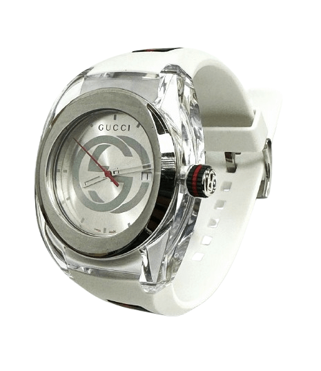 GUCCI SYNC YA137102 Men's White Dial Watch – Swiss Quartz with Original Box & Booklet - Universal Jewelers & Watch Tools Inc.