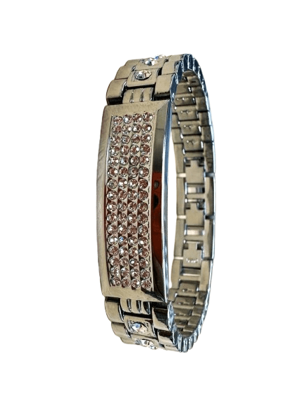 Elgin Men's Silver Watch & Matching Bracelet Set – Gold Markers | FG180016SST - Universal Jewelers & Watch Tools Inc.