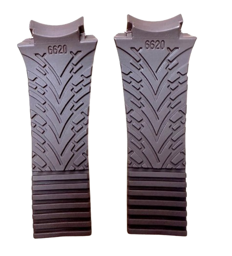 Brown Custom Rubber Watch Band for Porsche Design P6620 – 23mm Strap